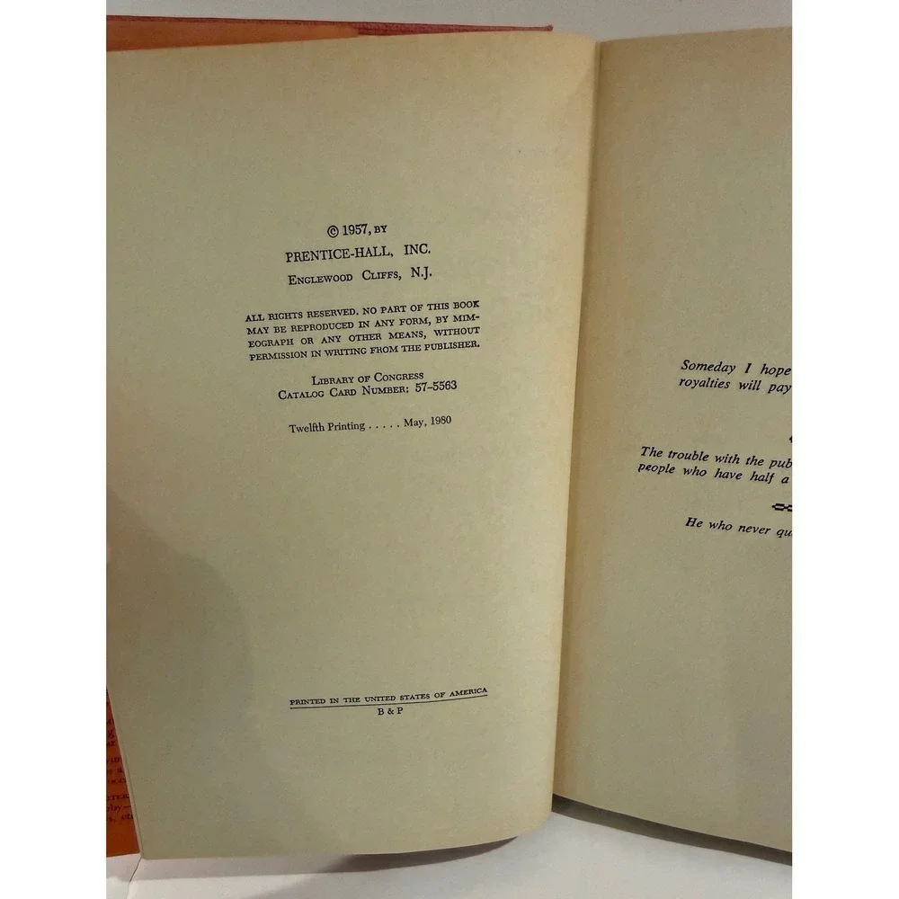 Vtg Braude's Handbook‎ of Stories for Toastmasters & Speakers Hardback 12th